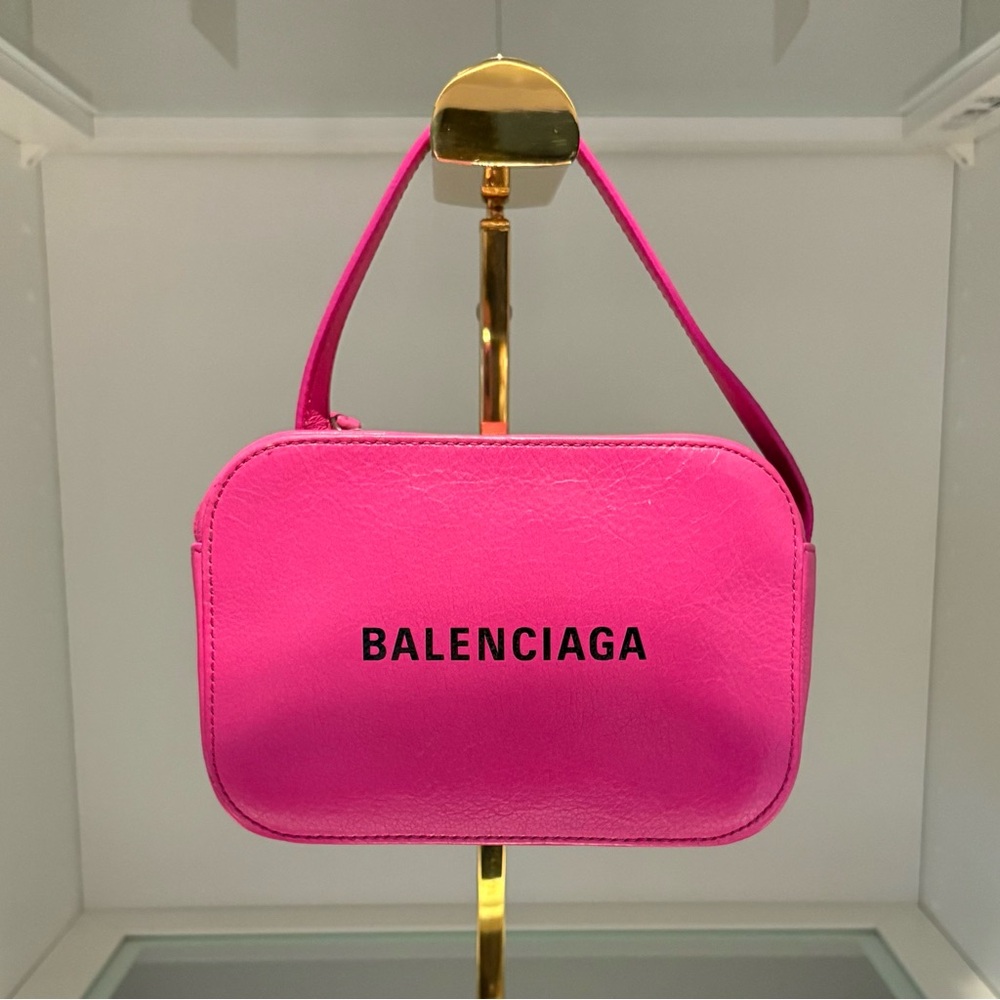 Balenciaga XS Camera Bag - Hot Pink